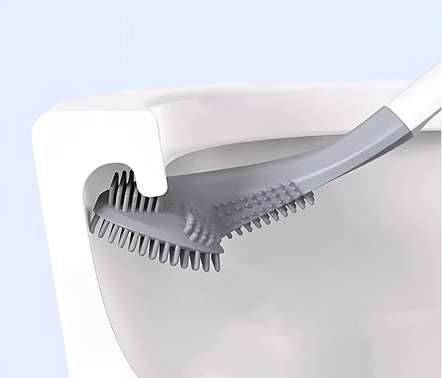 Toilet Cleaning Brush Golf Brush, Hockey Toilet Brush, Toilet Brush for Western and Indian Toilet, Bathroom Brush for Toilet Cleaner for Home Kitchen Accessories Items New GenzVybs