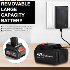 Cordless Car Washer High Pressure Gun - Car Washing 48V Rechargeable Electric Pressure Washer Gun Bike, Car Washing Pump, Portable Car Washer with Adjustable 3 in 1 Nozzle and 5M Pipe. Black GenzVybs